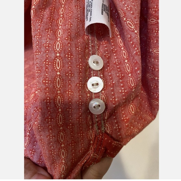 RRL Navajo Red and White striped European Vintage Rare Shirt XL 1998 - Picture 8 of 8